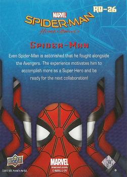 2017 Upper Deck Marvel Spider-Man: Homecoming Walmart Edition #RB-26 Spider-Man - Even Spider-Man is astonished that he Back