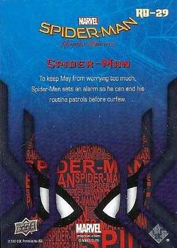 2017 Upper Deck Marvel Spider-Man: Homecoming Walmart Edition #RB-29 Spider-Man - To keep May from worrying too much, Back
