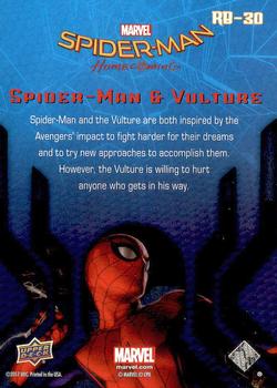 2017 Upper Deck Marvel Spider-Man: Homecoming Walmart Edition #RB-30 Spider-Man & Vulture - Spider-Man and the Vulture Back