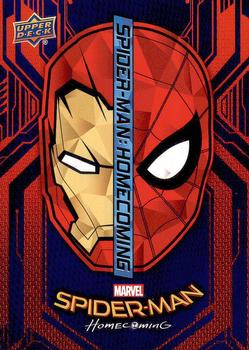2017 Upper Deck Marvel Spider-Man: Homecoming Walmart Edition #RB-32 Iron Man & Spider-Man - Peter Parker pretends to Front