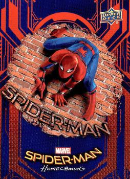2017 Upper Deck Marvel Spider-Man: Homecoming Walmart Edition #RB-36 Spider-Man - Peter hides his secret identity from Front