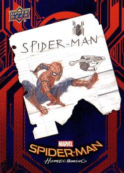 2017 Upper Deck Marvel Spider-Man: Homecoming Walmart Edition #RB-38 Spider-Man - Peter may hide his super powers, but Front