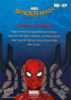 2017 Upper Deck Marvel Spider-Man: Homecoming Walmart Edition #RB-39 Spider-Man - Peter's friends and aunt think that Back