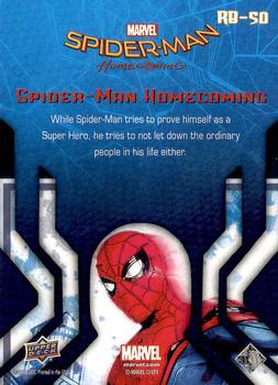 2017 Upper Deck Marvel Spider-Man: Homecoming Walmart Edition #RB-50 Spider-Man Homecoming - While Spider-Man tries to Back