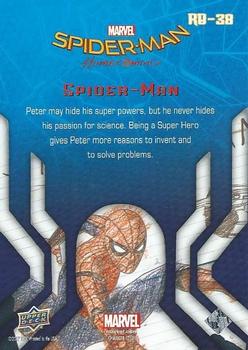 2017 Upper Deck Marvel Spider-Man: Homecoming Walmart Edition - Red Foil #RB-38 Spider-Man - Peter may hide his super powers, but Back