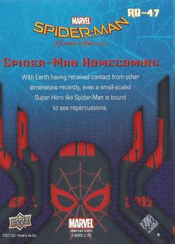 2017 Upper Deck Marvel Spider-Man: Homecoming Walmart Edition - Red Foil #RB-47 Spider-Man Homecoming - With Earth having received Back