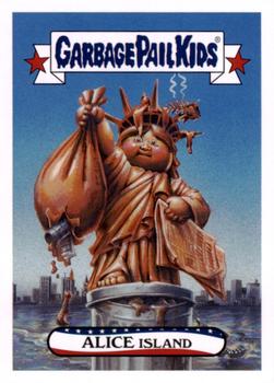 2016 Topps Garbage Pail Kids American As Apple Pie In Your Face - Classic Patriot #3a Alice Island Front