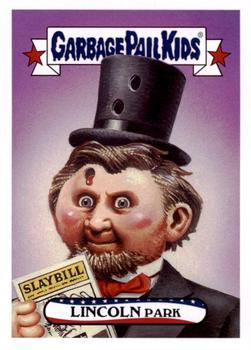 2016 Topps Garbage Pail Kids American As Apple Pie In Your Face - Classic Patriot #7b Lincoln Park Front