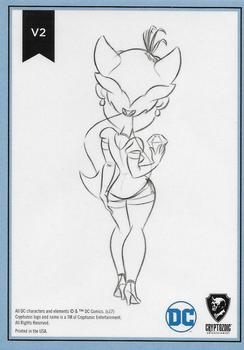 2017 Cryptozoic DC Comics Bombshells - Sketches #V2 Catwoman Back