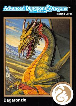1991 TSR Advanced Dungeons & Dragons #25 Dagaronzie, Green Dragon Front