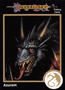 1991 TSR Advanced Dungeons & Dragons #90 Azurem, Blue Dragon Front