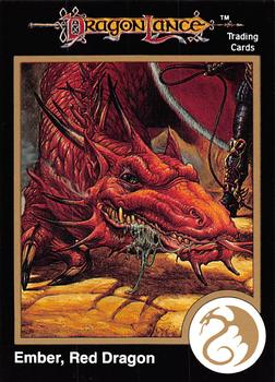 1991 TSR Advanced Dungeons & Dragons #141 Ember, Red Dragon Front