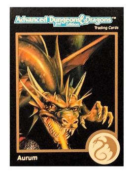 1991 TSR Advanced Dungeons & Dragons #249 Aurum, Gold Dragon Front