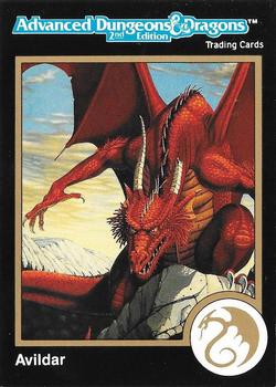1991 TSR Advanced Dungeons & Dragons #340 Avildar, Red Dragon Front
