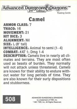 1991 TSR Advanced Dungeons & Dragons #508 Camel Back