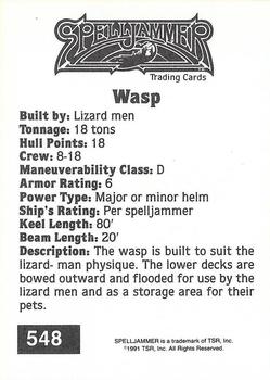 1991 TSR Advanced Dungeons & Dragons #548 Wasp Back