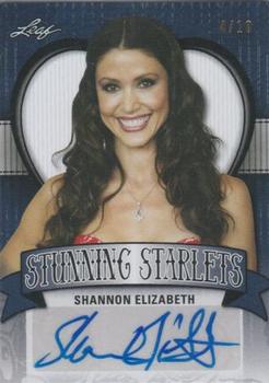 2017 Leaf Pop Century - Stunning Starlets Blue #SS-SE1 Shannon Elizabeth Front