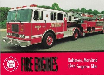 1998 First Choice Collectibles - Fire Engines #404 Baltimore, Maryland - 1994 Seagrave Tiller Front
