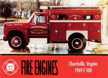 1998 First Choice Collectibles - Fire Engines #410 Churchville, Virginia - 1969 F-500 Front
