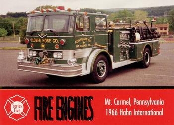 1998 First Choice Collectibles - Fire Engines #411 Mt. Carmel, Pennsylvania - 1966 Hahn International Front