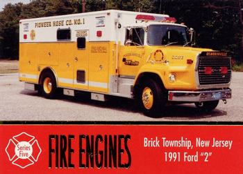 1998 First Choice Collectibles - Fire Engines #413 Brick Township, New Jersey - 1991 Ford 