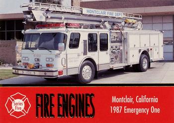 1998 First Choice Collectibles - Fire Engines #462 Montclair, California - 1987 Emergency One Front