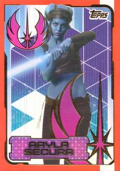 2017 Topps Star Wars Journey to the Last Jedi (UK Release) - Jedi Foil Cards #210 Aayla Secura Front