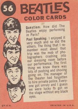 1964 Topps Beatles Color #56 Ringo - Paul Speaking Back