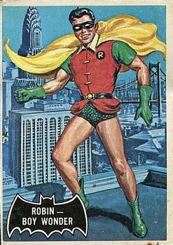 1966 O-Pee-Chee Batman (Black Bat Logo) #2 Robin - Boy Wonder Front