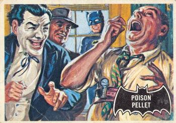 1966 O-Pee-Chee Batman (Black Bat Logo) #11 Poison Pellet Front