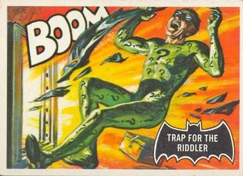1966 O-Pee-Chee Batman (Black Bat Logo) #45 Trap for the Riddler Front