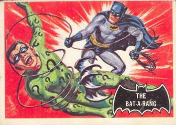 1966 O-Pee-Chee Batman (Black Bat Logo) #46 The Bat-a-Rang Front