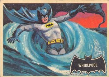 1966 O-Pee-Chee Batman (Black Bat Logo) #54 Whirlpool Front