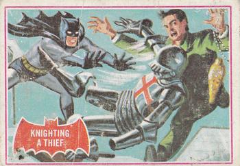 1966 O-Pee-Chee Batman Series A (Red Bat Logo) #9A Knighting a Thief Front