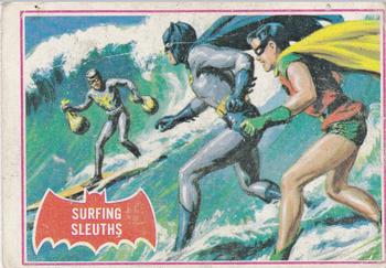 1966 O-Pee-Chee Batman Series A (Red Bat Logo) #20A Surfing Sleuths Front