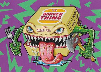 2017 Topps Wacky Packages 50th Anniversary - Best of the '80s Stickers #6 Burger Thing Front