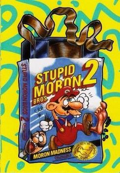 2017 Topps Wacky Packages 50th Anniversary - Best of the '90s Stickers #1 Stupid Moron Bros. 2 Front