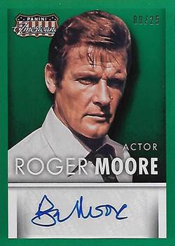 2015 Panini Americana - Signatures Green #S-RM Roger Moore Front