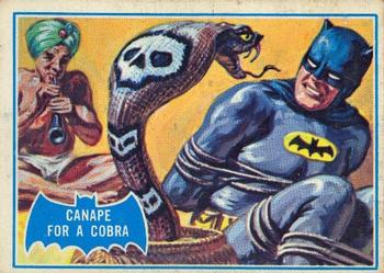 1966 O-Pee-Chee Batman Series B (Blue Bat Logo) #6B Canape for a Cobra Front
