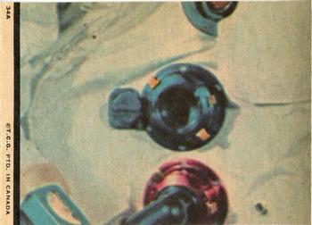 1969 O-Pee-Chee Man on the Moon #34A Lunar Test Run Back