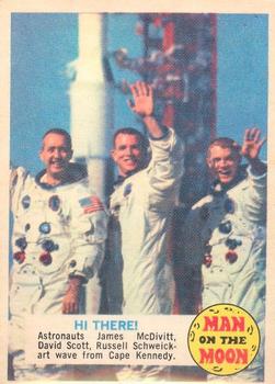 1969 O-Pee-Chee Man on the Moon #8A Hi There Front