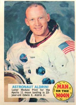 1969 O-Pee-Chee Man on the Moon #4A Astronaut Aldrin Front