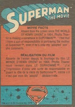 1978 O-Pee-Chee Superman: The Movie #19 The Spaceship Blasts Off! Back
