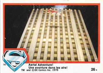 1978 O-Pee-Chee Superman: The Movie #26 Aerial Adventure! Front