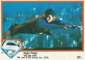 1978 O-Pee-Chee Superman: The Movie #37 Night Flight Front