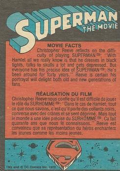 1978 O-Pee-Chee Superman: The Movie #44 Preparing to Leap Skyward Back