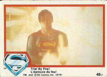 1978 O-Pee-Chee Superman: The Movie #46 Trial By Fire! Front