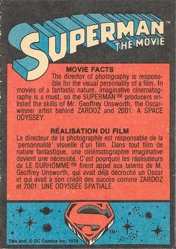 1978 O-Pee-Chee Superman: The Movie #50 Heroic Stranger from the Stars Back