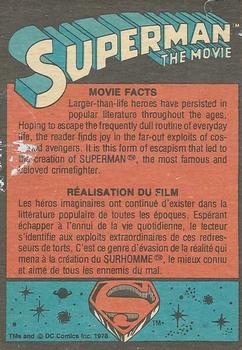 1978 O-Pee-Chee Superman: The Movie #55 Superman To The Rescue! Back