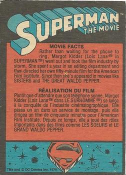 1978 O-Pee-Chee Superman: The Movie #60 Confronting the Arch-Criminal Lex Luthor Back